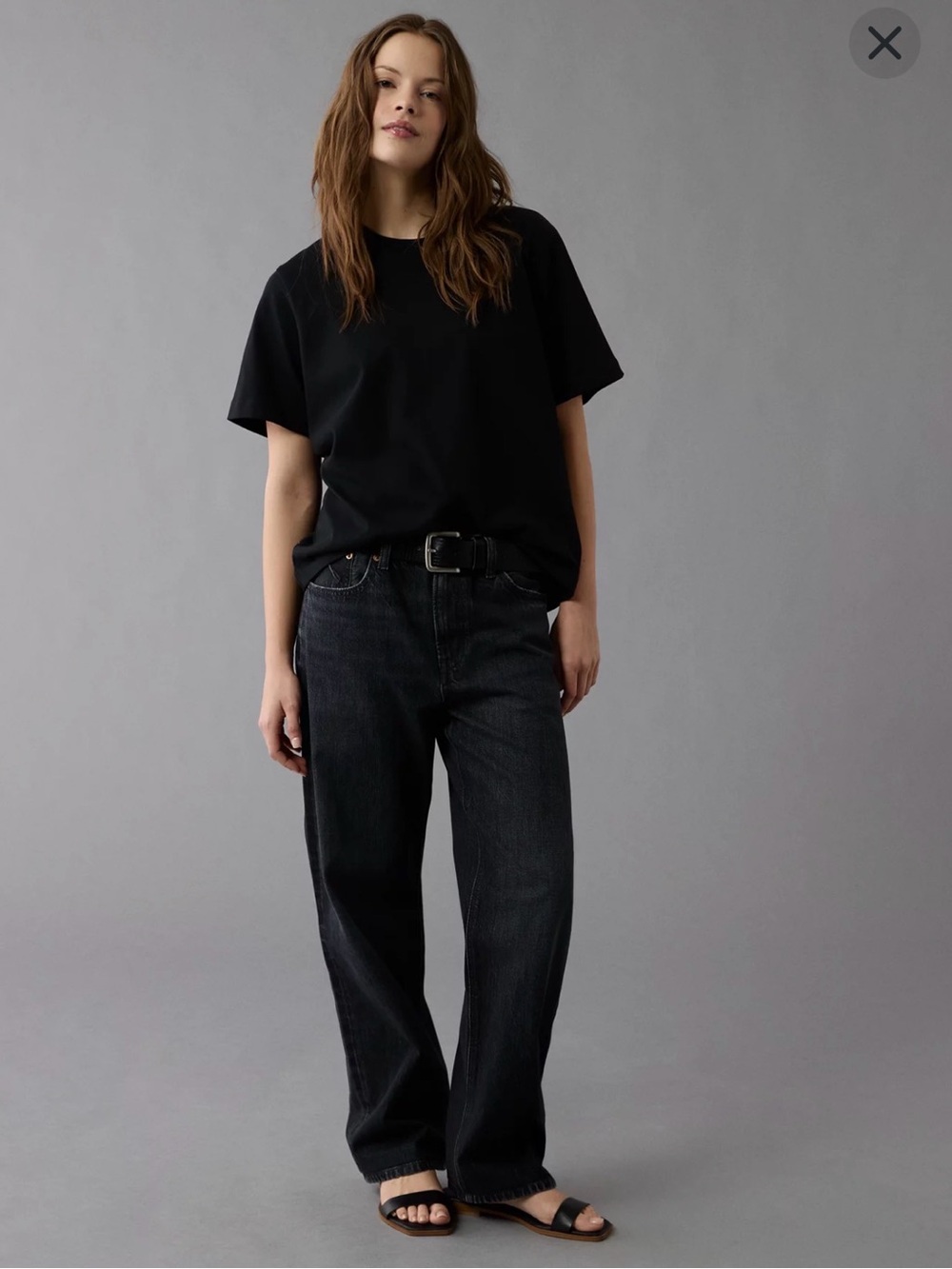 American Eagle boyfriend Jean in washed black
